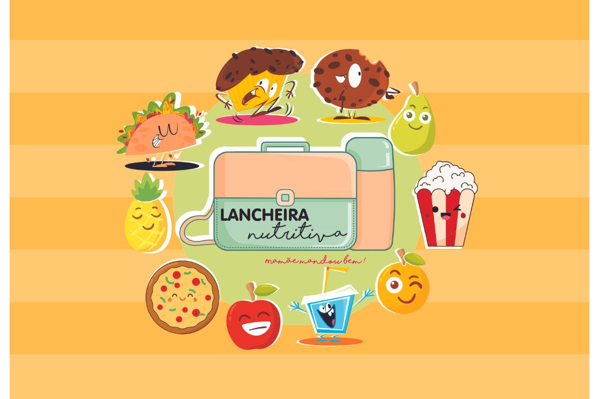 Lancheira nutritiva para as crianças